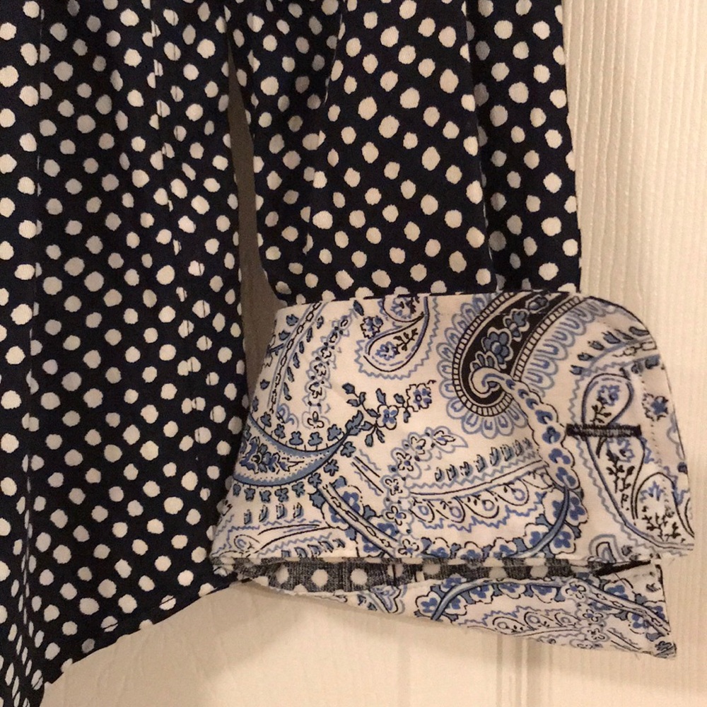 NWT button up navy blue by Chaps